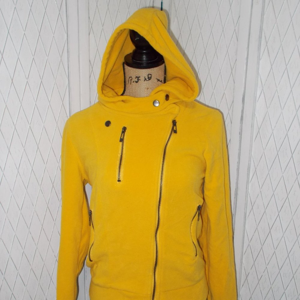 DoublJu Fleece Moto Jacket